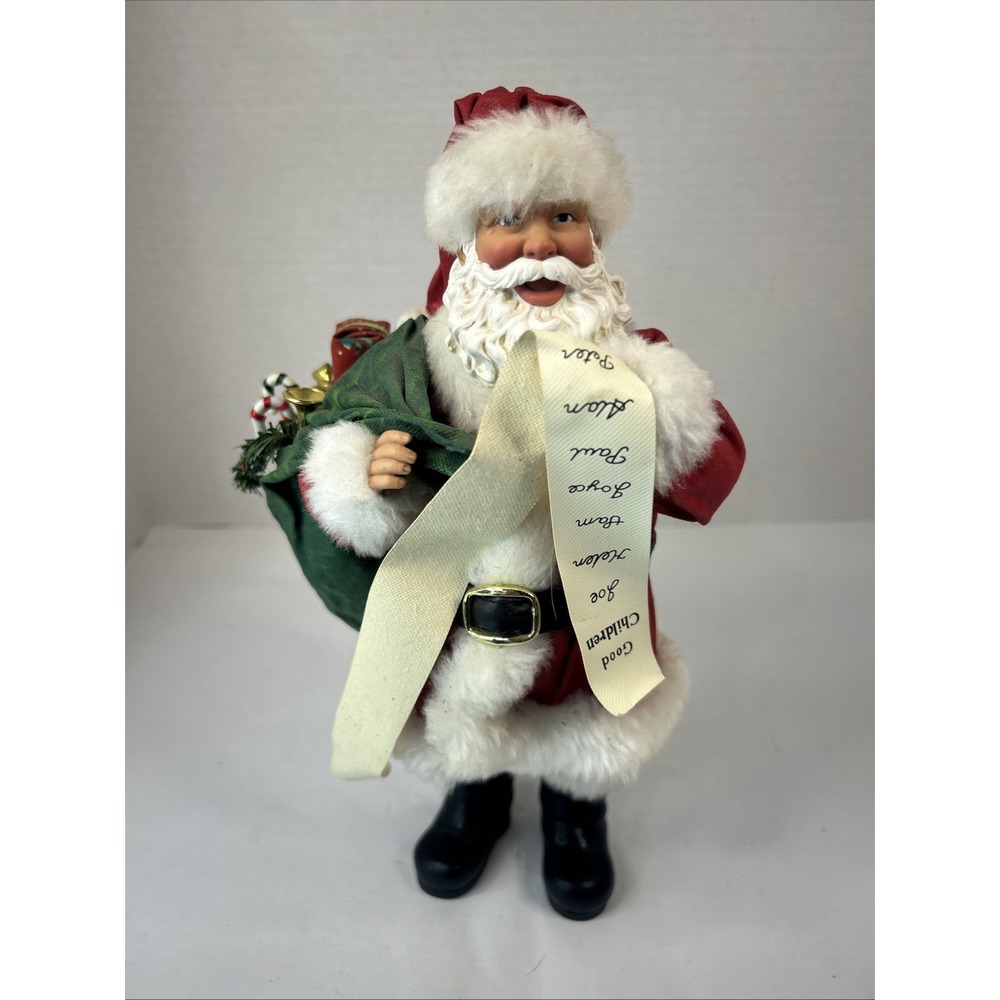 Possible Dreams Santa with Sack of Toys and List No Box